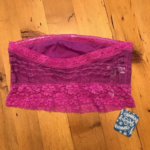 🌺FREE PEOPLE Lace Bandeau Bralette - Picture 2 of 7
